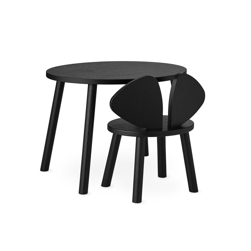 Table enfant Table enfant MOUSE 2 à 5 ans Noir NOFRED