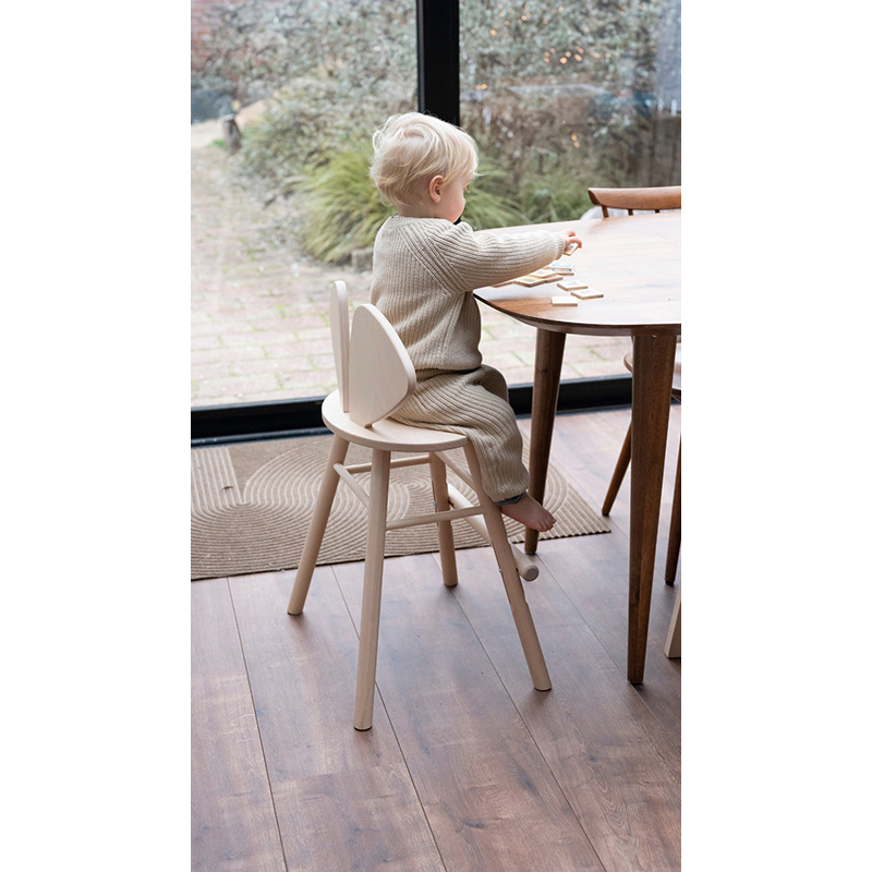 Siège enfant Chaise enfant haute MOUSE JUNIOR 3 à 9 ans Bouleau NOFRED