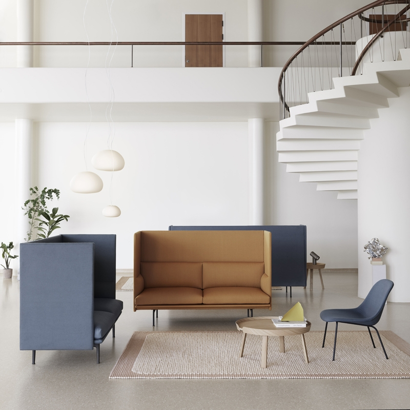 Canapé OUTLINE HIGHBACK 2 places Fiord 961 MUUTO