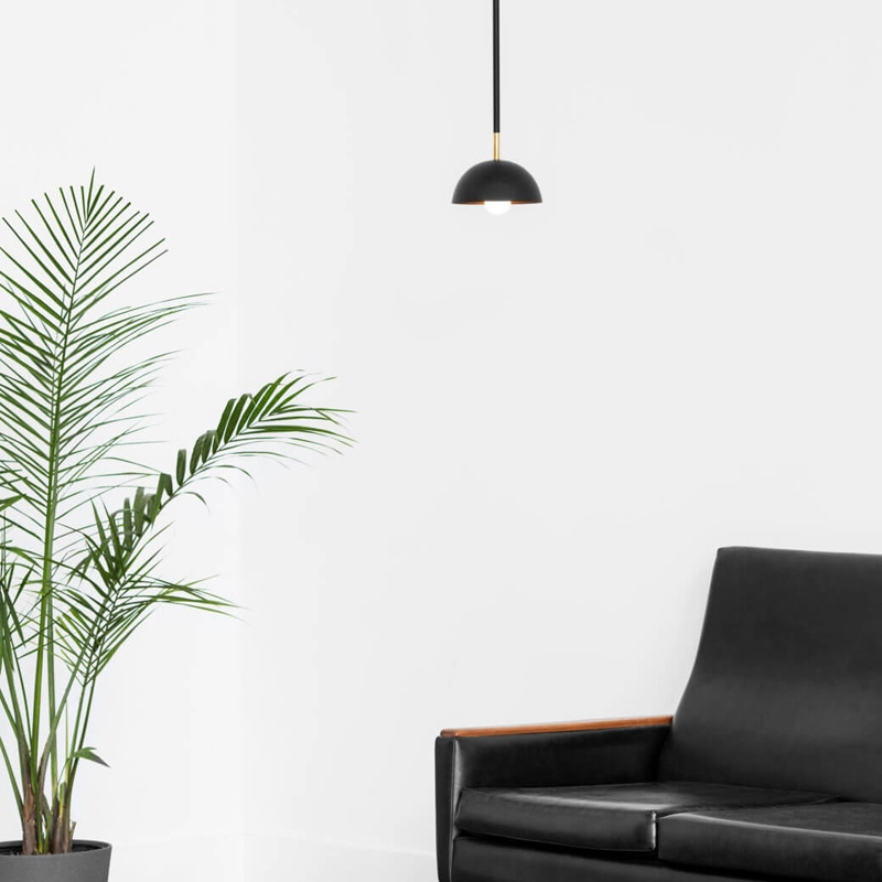 Suspension BEAUBIEN SUSPENSION SIMPLE Noir mat LAMBERT & FILS