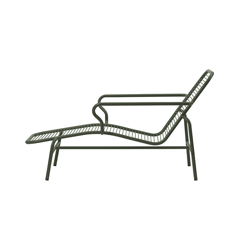 Bain de soleil, chaise longue et hamac Chaise longue VIG Vert foncé Normann Copenhagen