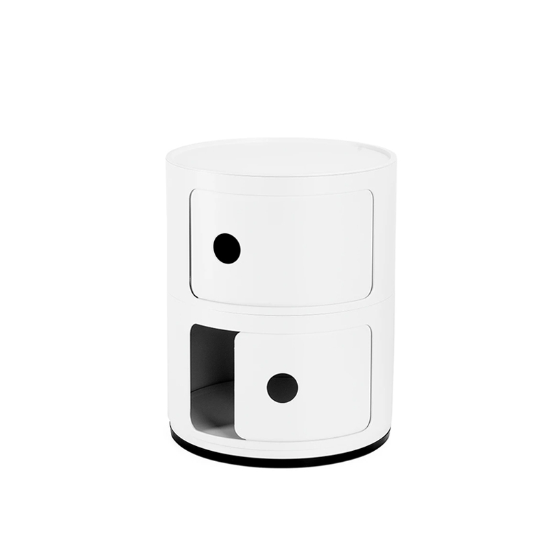 Meuble de rangement COMPONIBILI RECYCLED 2 tiroirs Blanc KARTELL