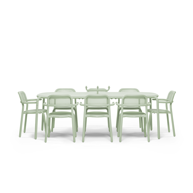 Table extérieur TONÍ TABLO 8 personnes Vert brouillard FATBOY