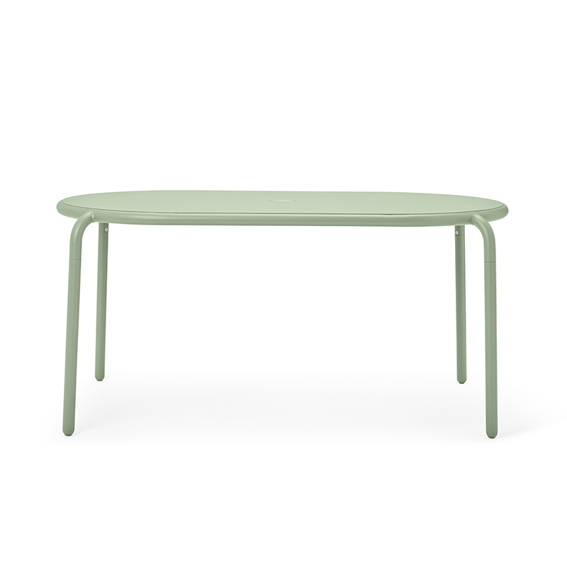 Table extérieur TONÍ TAVOLO 6 personnes Vert brouillard FATBOY
