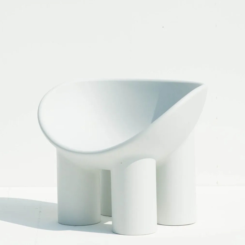 Fauteuil ROLY POLY Ciment DRIADE