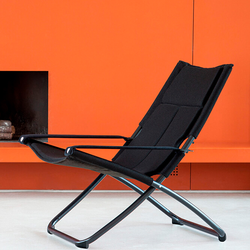 Bain de soleil, chaise longue et hamac SNOOZE COSY Noir Brillant / Noir EMU