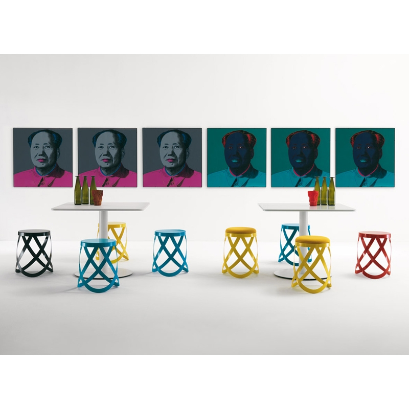 Tabouret RIBBON Rouge CAPPELLINI