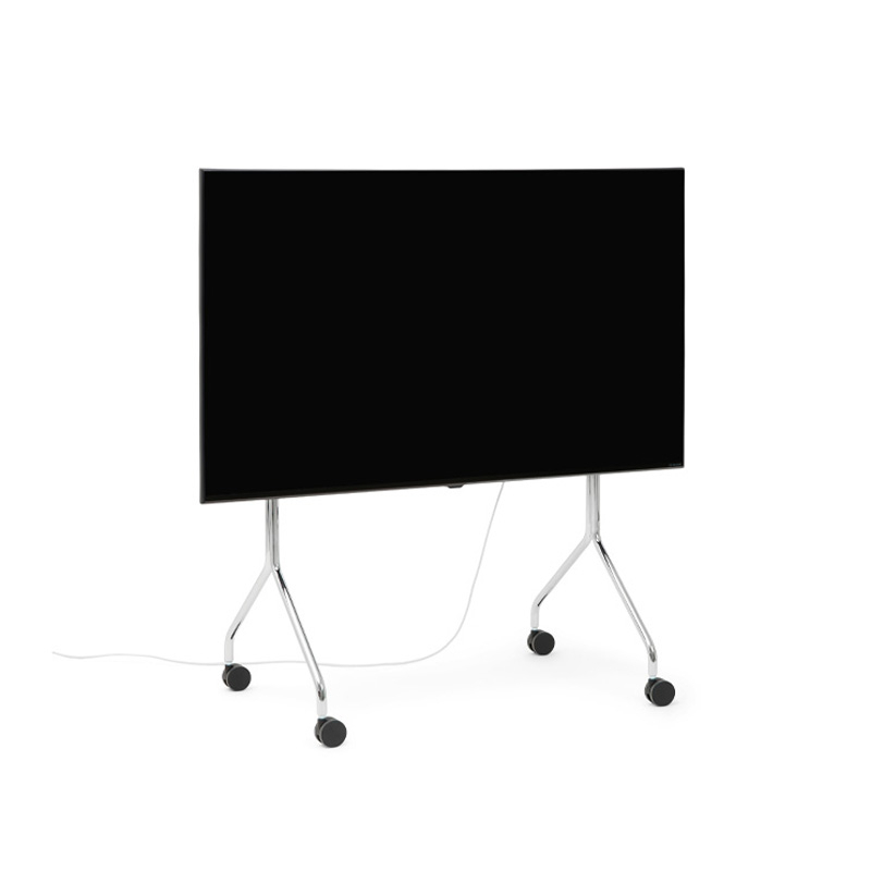 Meuble TV Support TV MOON ROLLIN' Chrome PEDESTAL