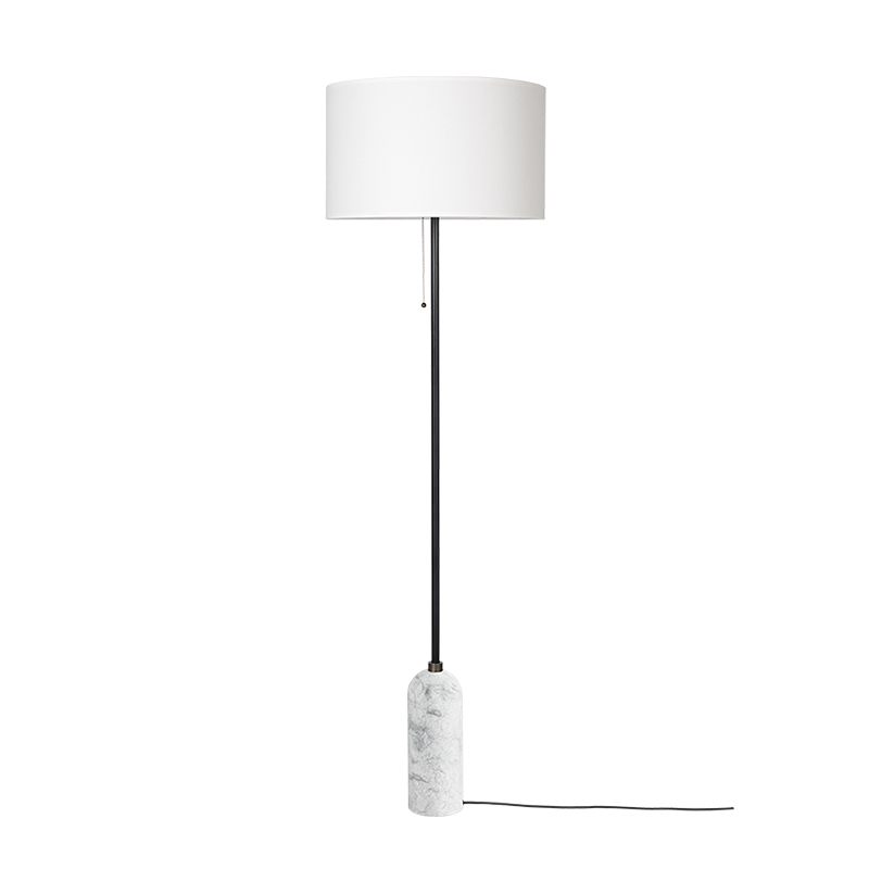 Lampadaire GRAVITY Marbre blanc GUBI