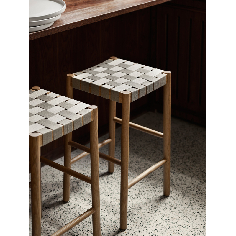 Tabouret haut BETTY Chêne AND TRADITION