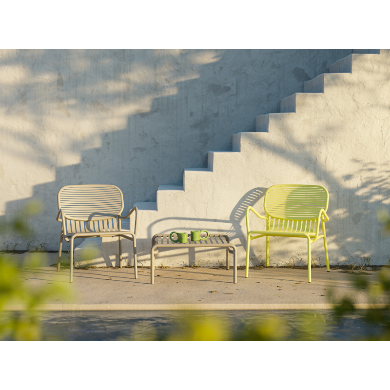 Fauteuil extérieur WEEK-END Vert menthe PETITE FRITURE