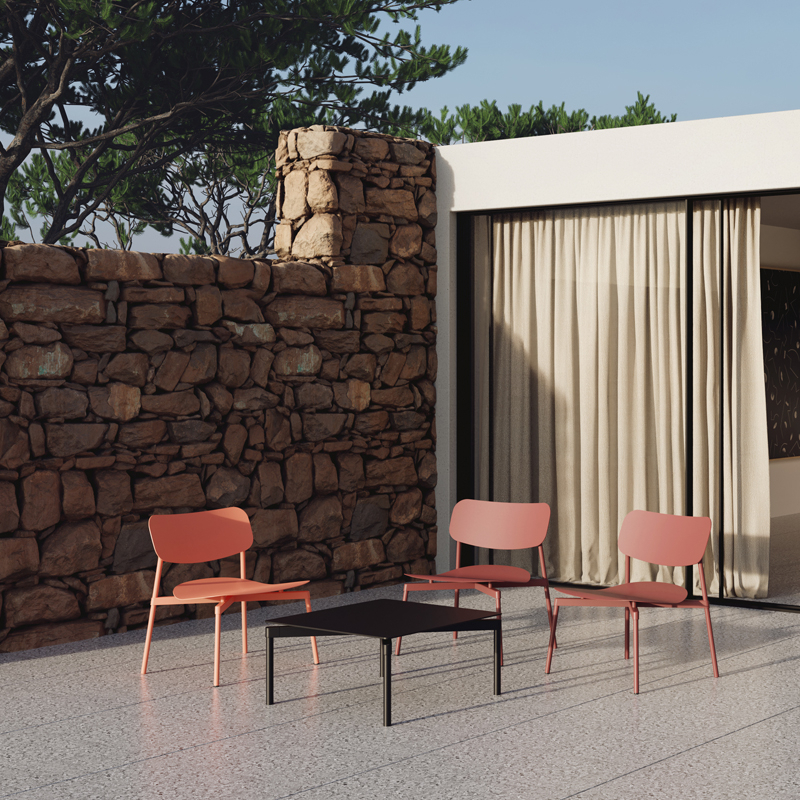 Table basse FROMME Vert jade PETITE FRITURE