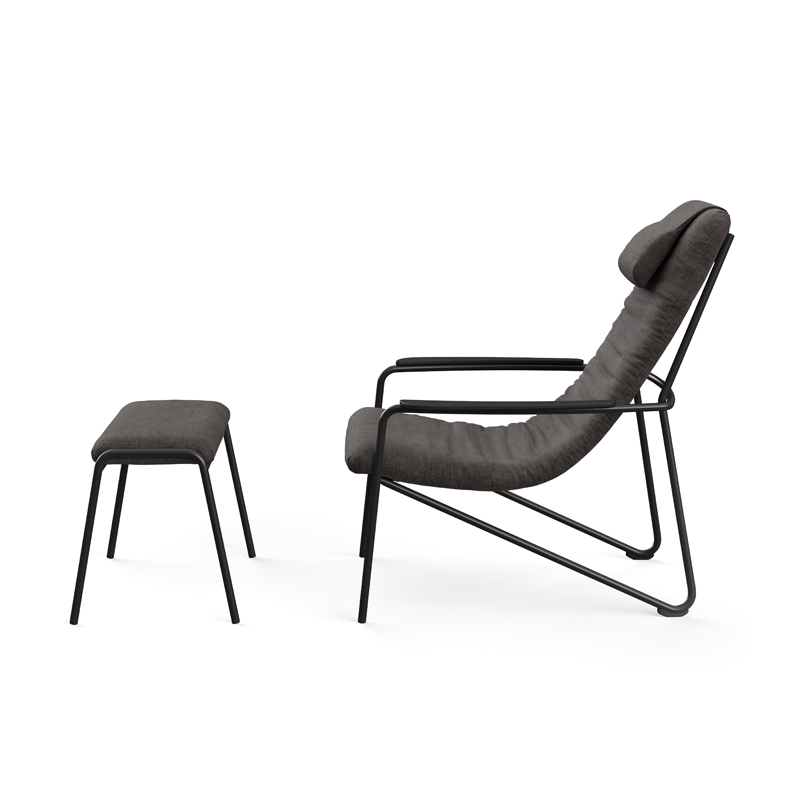 Pouf CALMA FLC259 noir STUA