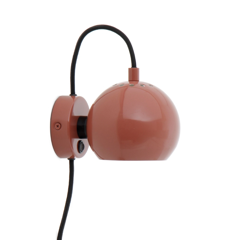 Applique BALL Rouge brillant FRANDSEN