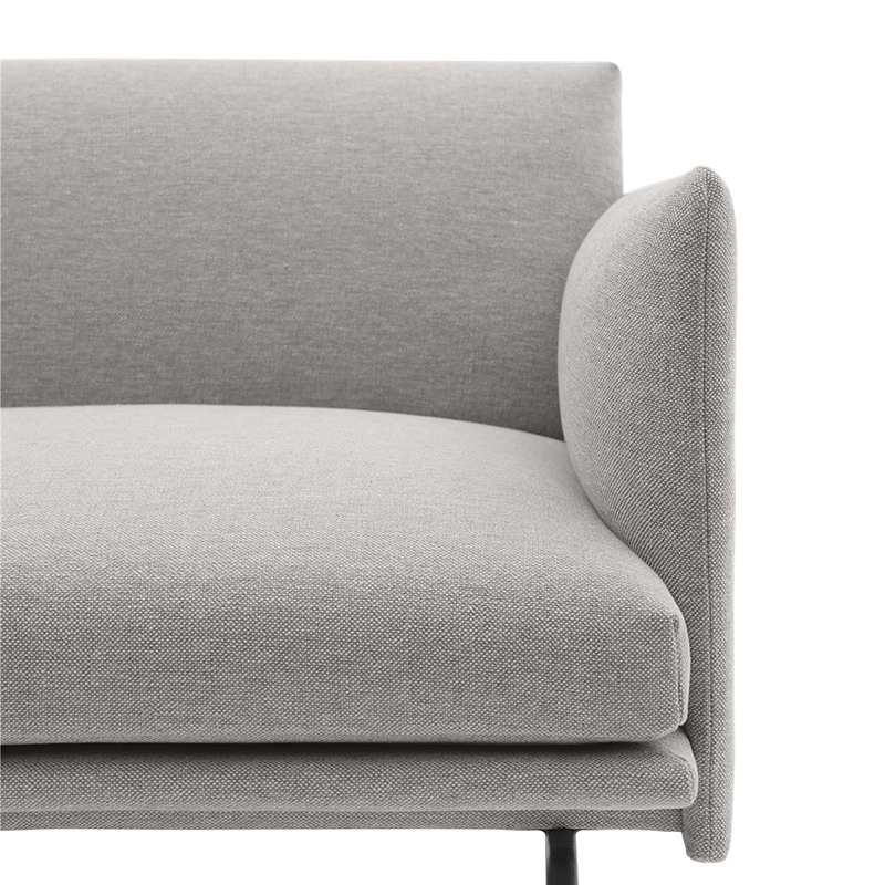 Fauteuil OUTLINE Tissu Fiord 961 MUUTO