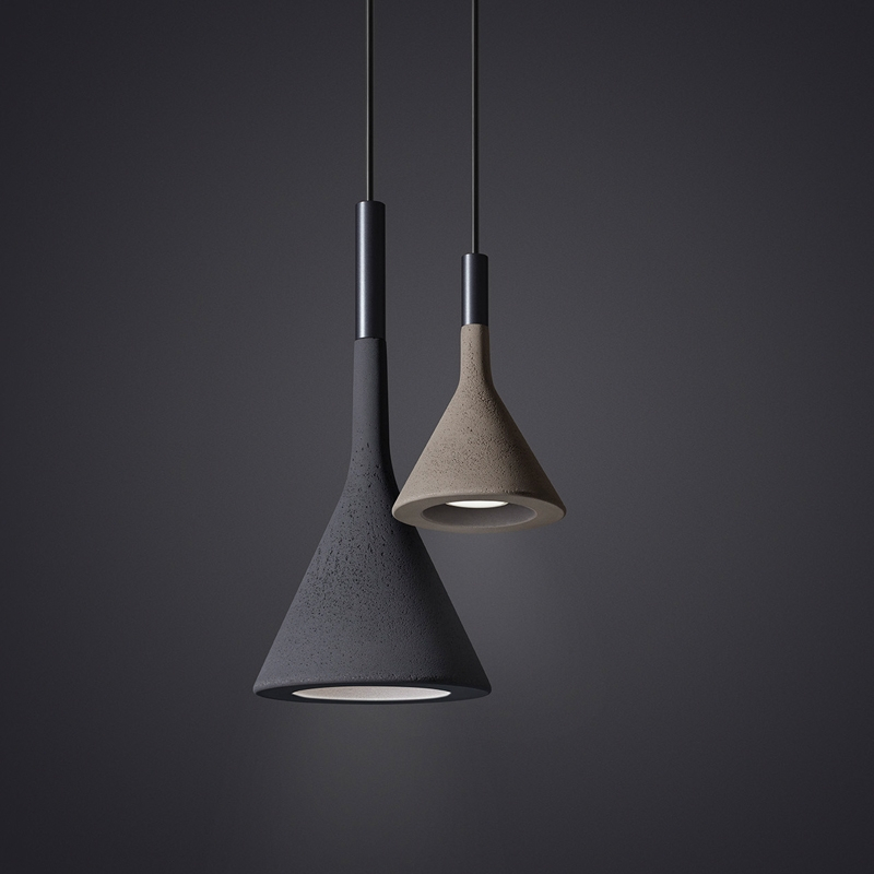 Suspension APLOMB Anthracite FOSCARINI