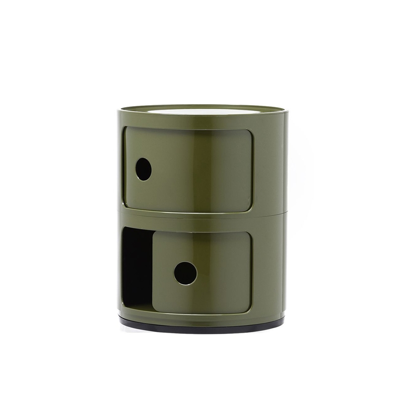 Meuble de rangement COMPONIBILI 2 tiroirs Vert KARTELL
