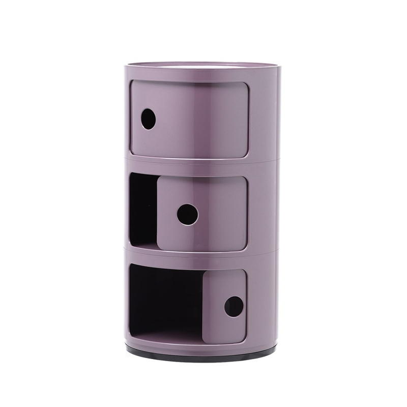 Meuble de rangement COMPONIBILI 3 tiroirs Violet KARTELL