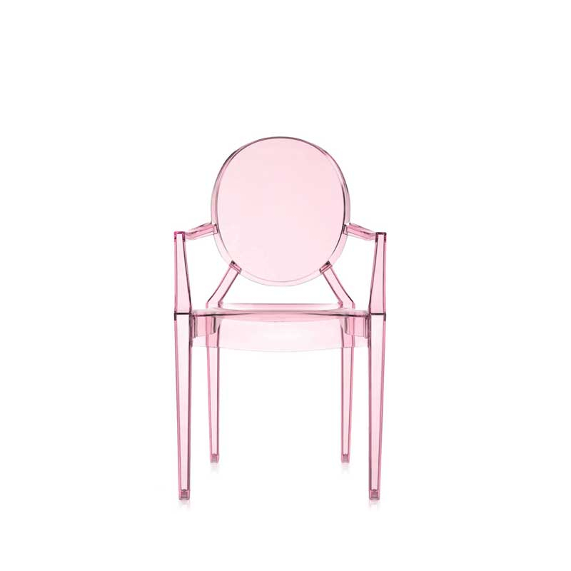 Siège enfant Fauteuil enfant LOU LOU GHOST Rose KARTELL