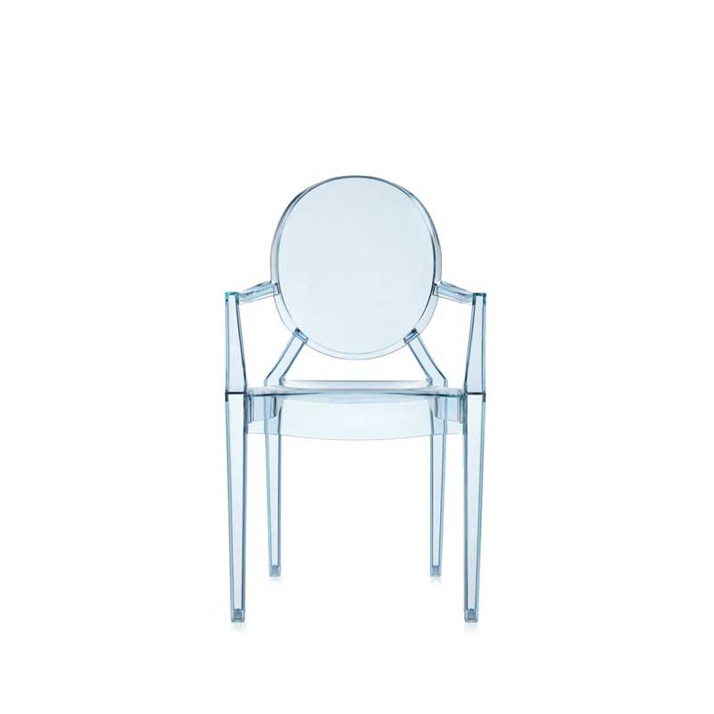 Siège enfant Fauteuil enfant LOU LOU GHOST Bleu ciel KARTELL