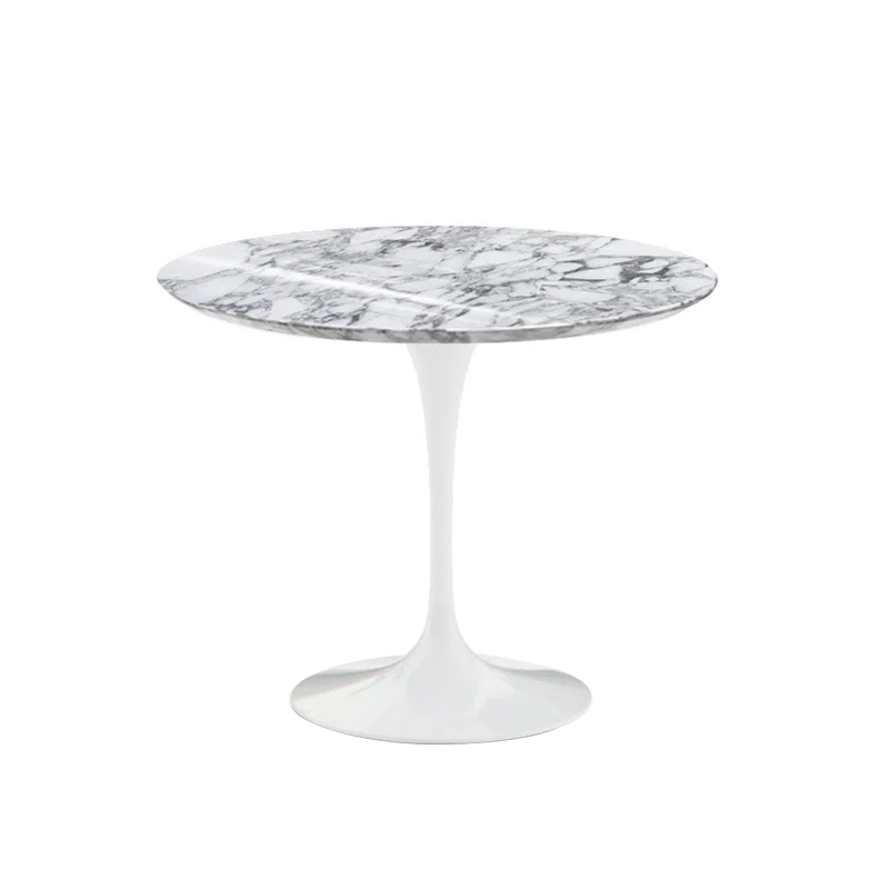 Table SAARINEN Marbre Arabescato brillant KNOLL