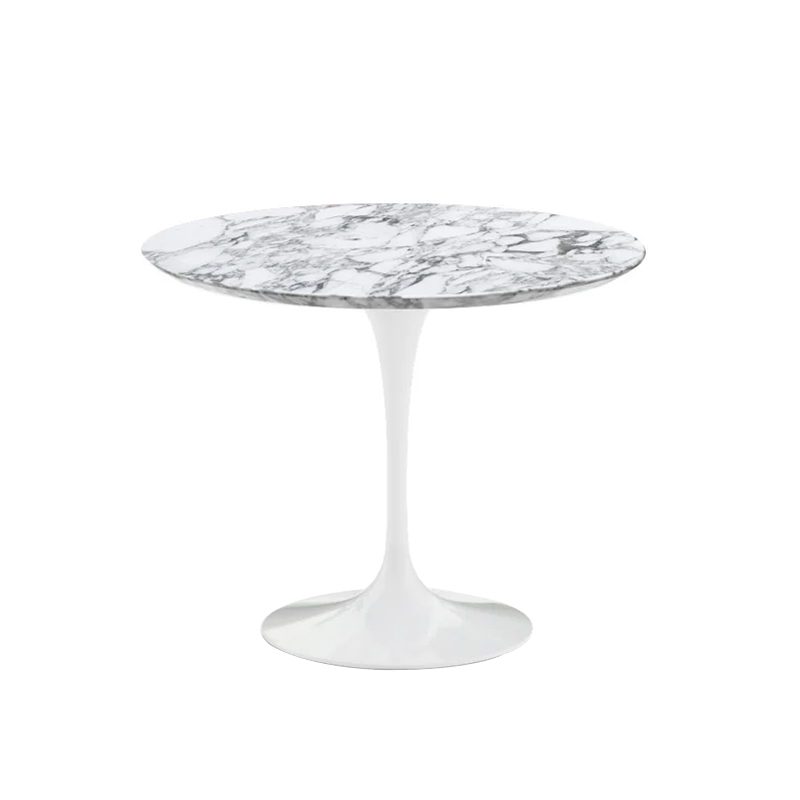 Table SAARINEN Marbre Arabescato satiné mat KNOLL
