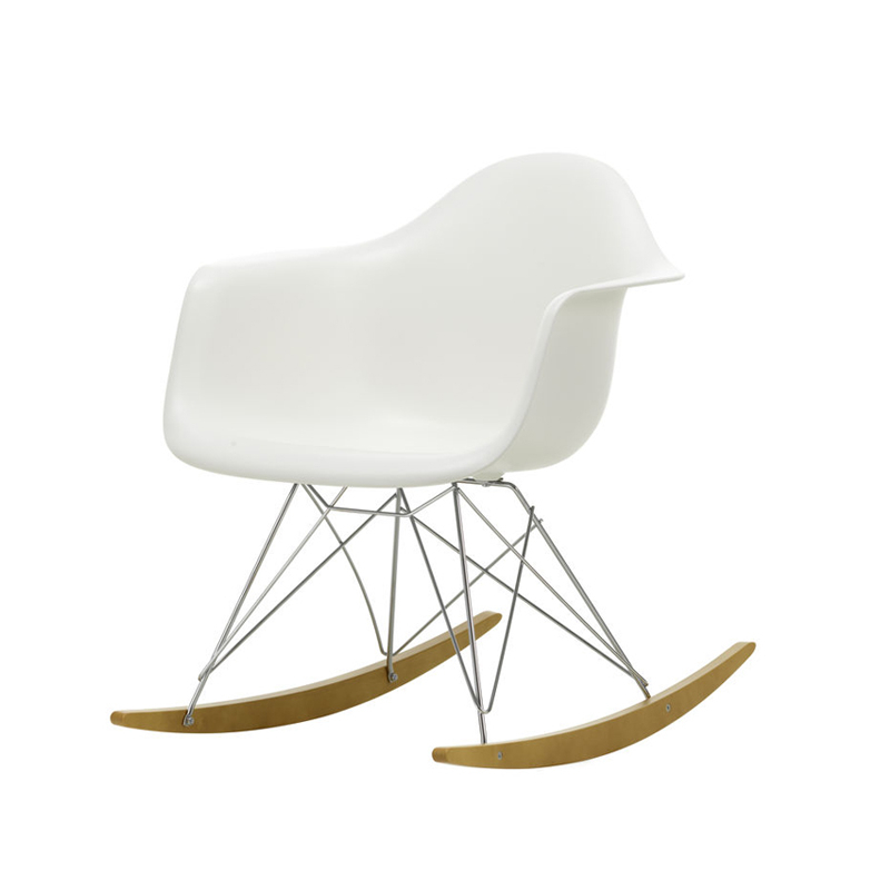 Fauteuil EAMES PLASTIC ARMCHAIR RAR Blanc VITRA