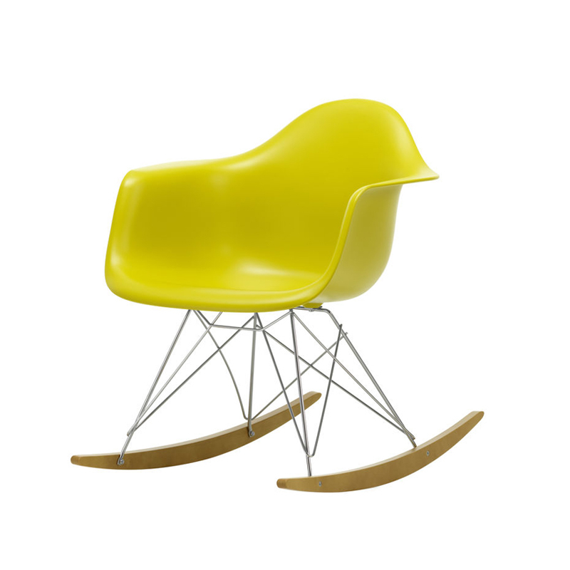 Fauteuil EAMES PLASTIC ARMCHAIR RAR Moutarde RE VITRA