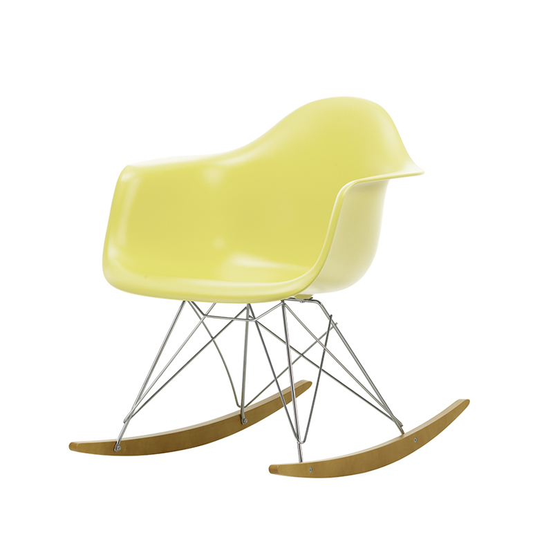 Fauteuil EAMES PLASTIC ARMCHAIR RAR Citron RE VITRA