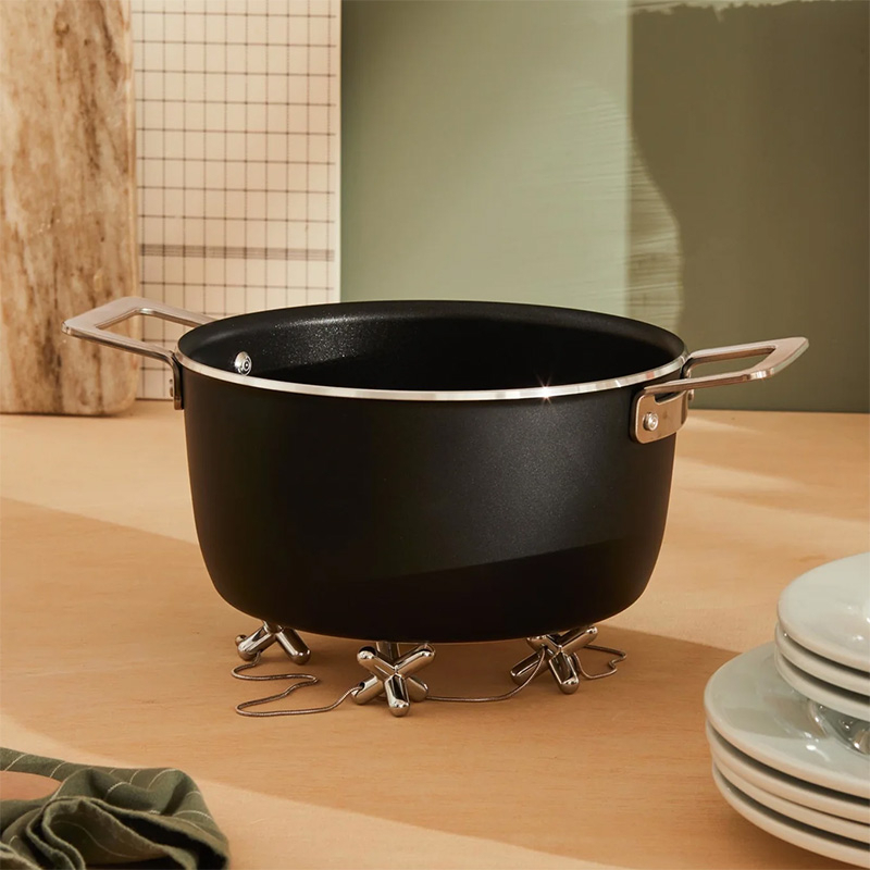 Accessoire de cuisine Dessous de plat TRIPOD Chrome ALESSI