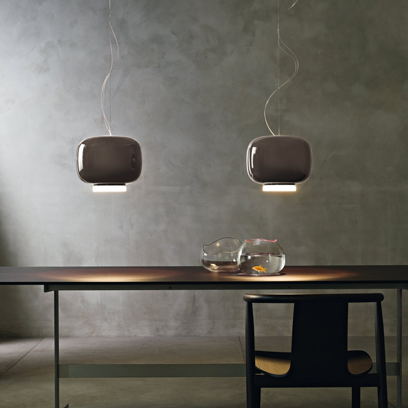 Suspension CHOUCHIN 3 Gris FOSCARINI