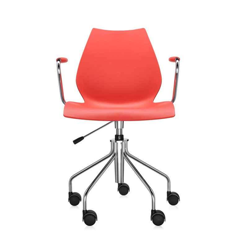 Fauteuil de bureau MAUI Pourpre rouge KARTELL