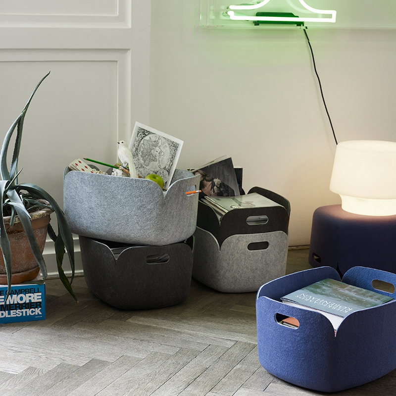 Petit rangement RESTORE Vert cendré MUUTO