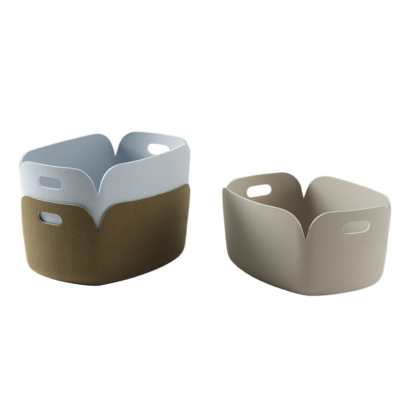 Petit rangement RESTORE Vert marron MUUTO