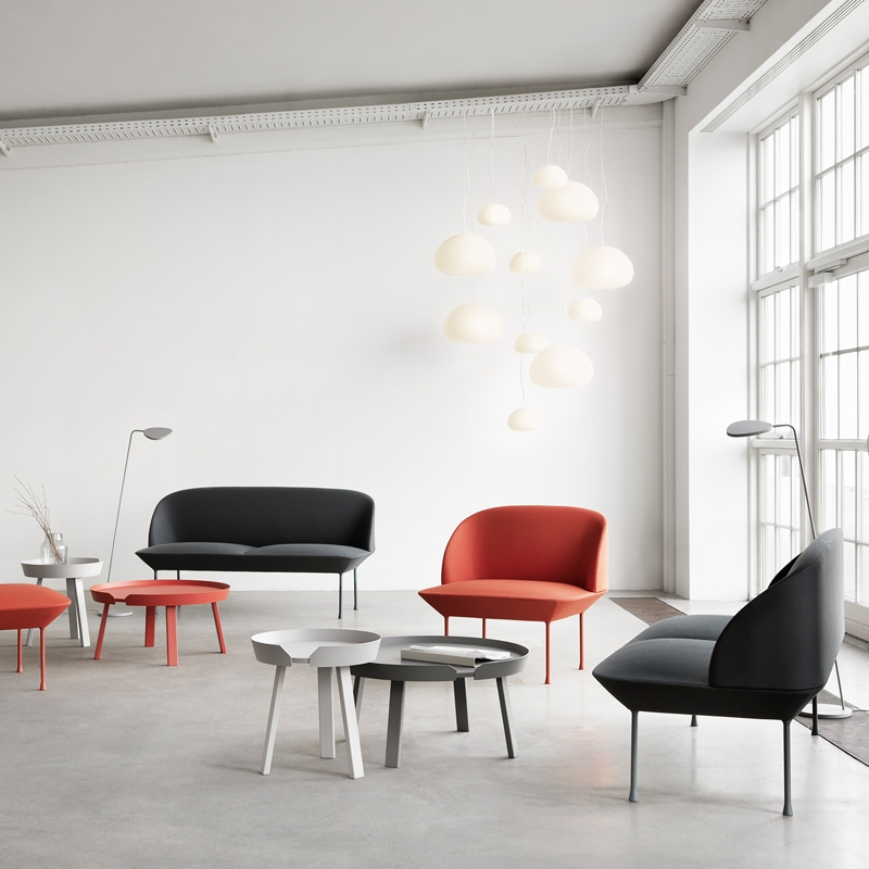 Table basse AROUND L Blanc MUUTO