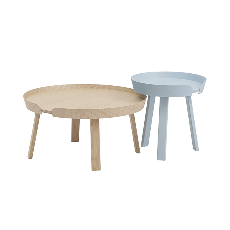 Table d'appoint guéridon AROUND S Bleu ciel MUUTO