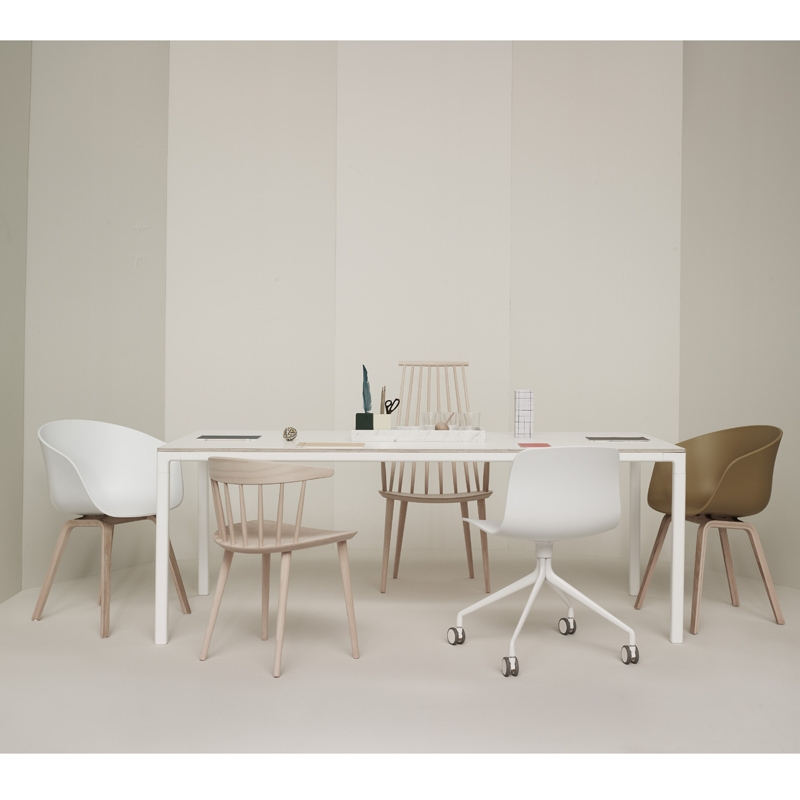 Chaise ABOUT A CHAIR AAC 22 Melange cream HAY