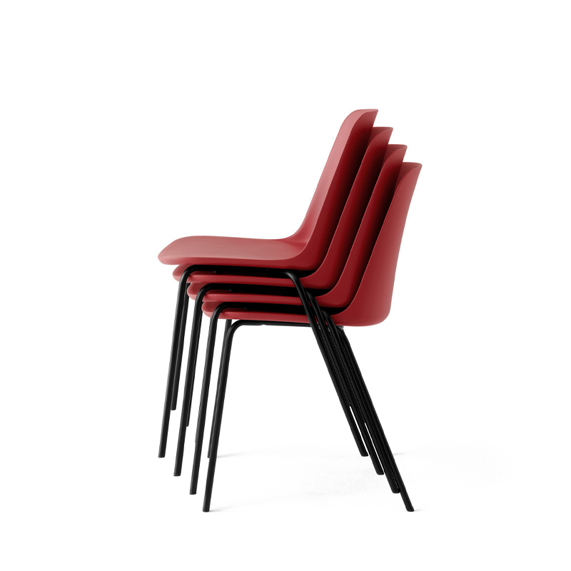 Chaise RELY HW65 Rouge vermillon AND TRADITION