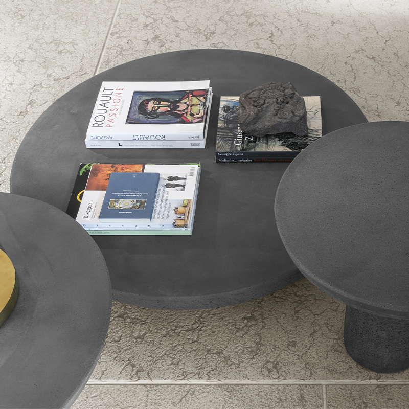 Table d'appoint guéridon OLO Ø 50 Anthracite MOGG