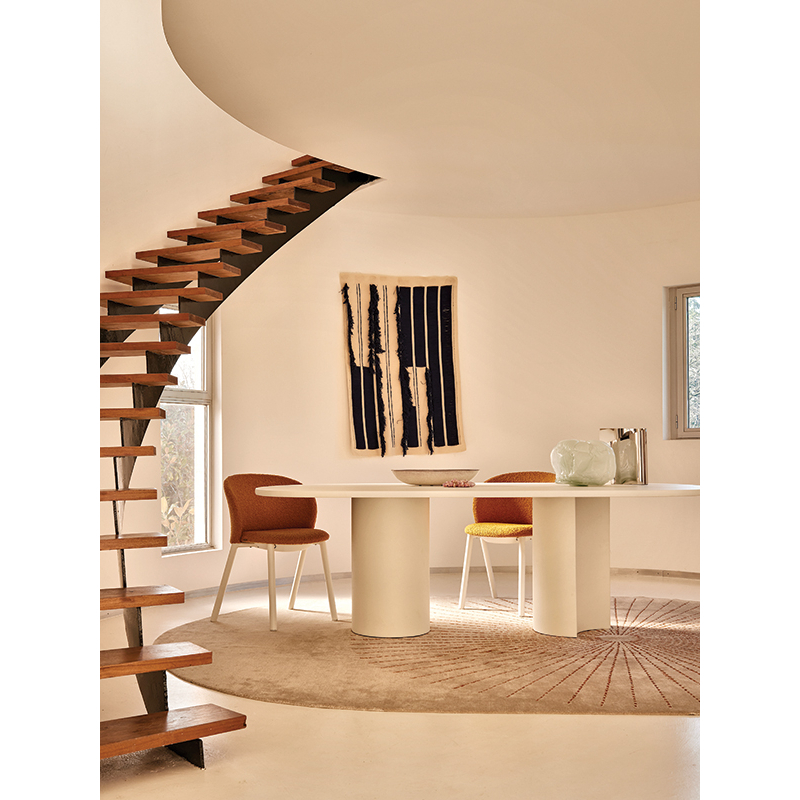 Table BOL L 230 Talc mat ZANOTTA