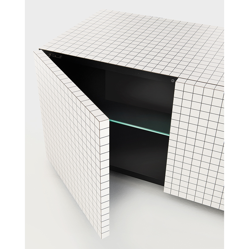 Meuble de rangement Buffet QUADERNA L 204 Blanc ZANOTTA