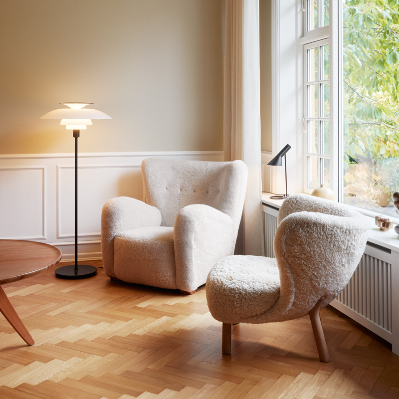 Lampe à poser AJ MINI TABLE Acier inox LOUIS POULSEN