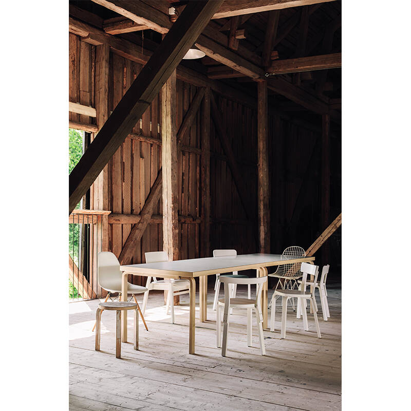 Table AALTO 82A Bouleau / Blanc ARTEK