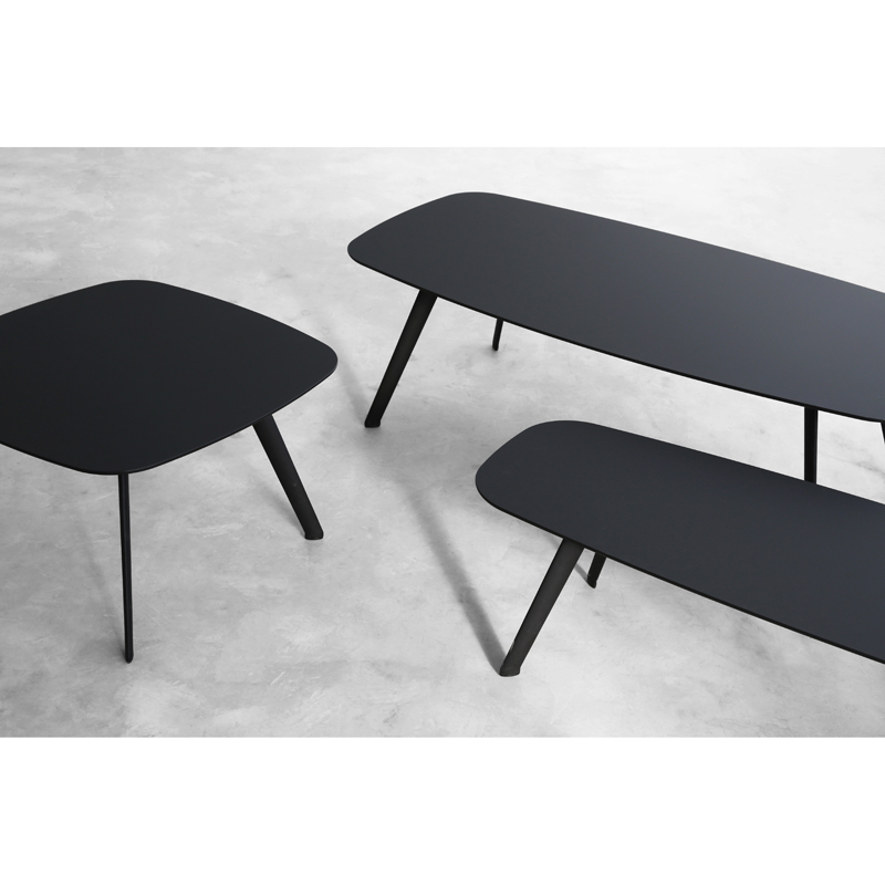 Table basse SOLAPA Fenix 60x60 Noir STUA