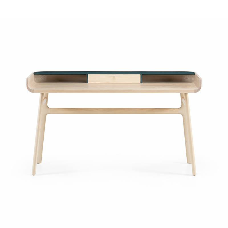 Bureau HAROLD Frêne huilé blanc/ baie DE LA ESPADA