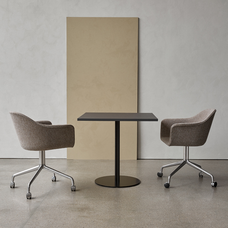 Table HARBOUR COLUMN 60x70 chêne Chêne noir AUDO COPENHAGEN