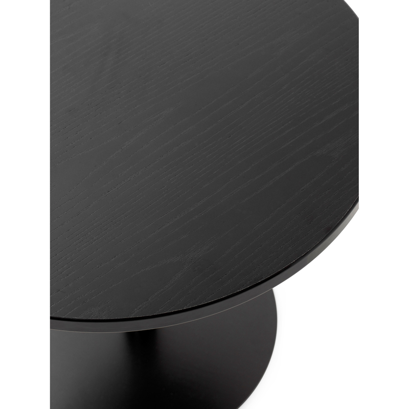 Table HARBOUR COLUMN ronde chêne Chêne noir AUDO COPENHAGEN