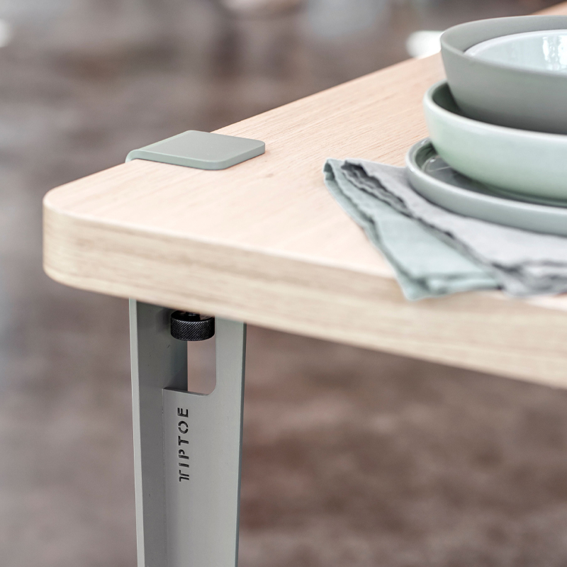 Table Pied TIPTOE 75 CM Gris Eucalyptus TIPTOE