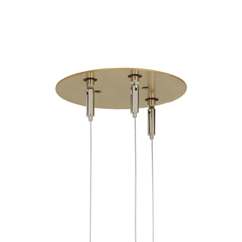 Suspension AVALON Large Laiton satiné CTO LIGHTING