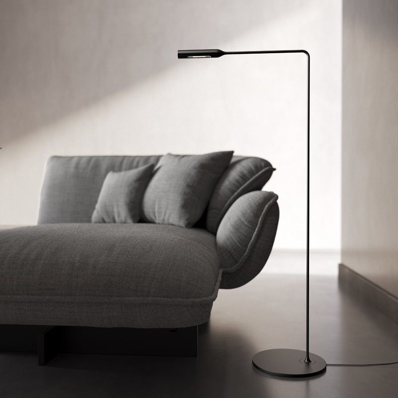 Lampadaire FLO FLOOR Bronze métallique LUMINA